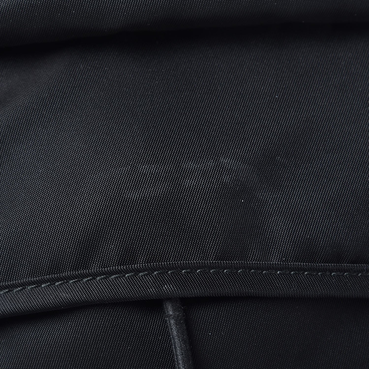 Prada Technical Nylon Saffiano Double Buckle Backpack Black 9 of 10