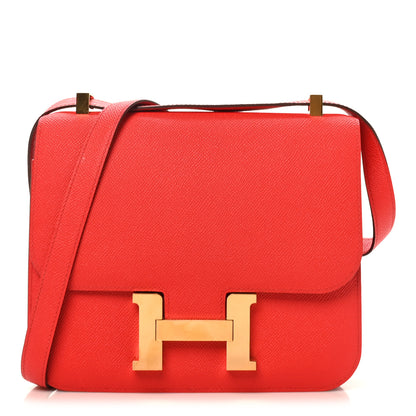 Hermes Epsom Constance 24 Rouge de Coeur 1 of 10