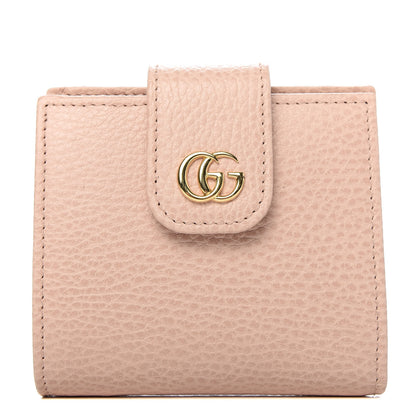 Gucci Dollar Calfskin GG Marmont French Wallet Perfect Pink 1 of 6