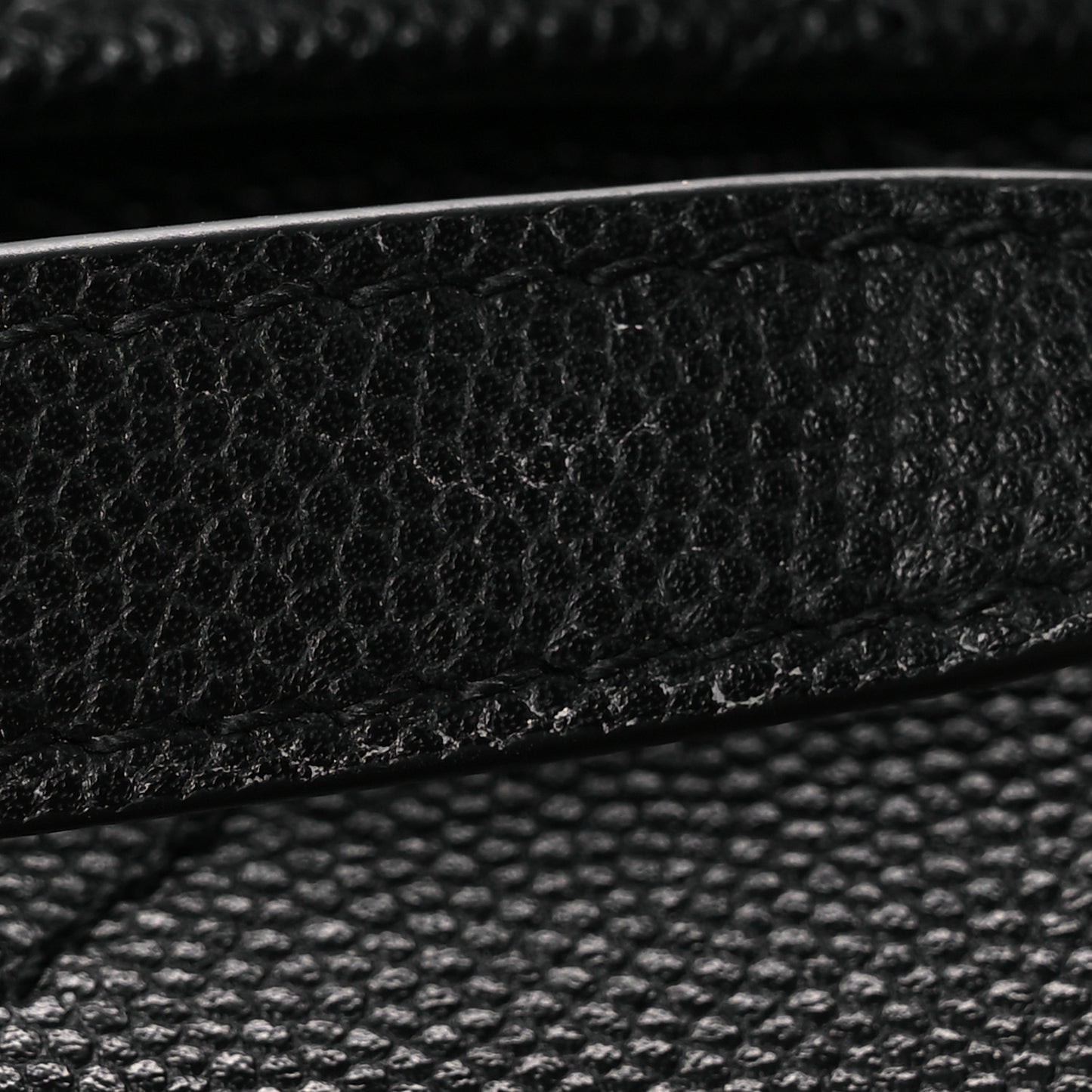Caviar Stitched Pocket CC Large Tote Black