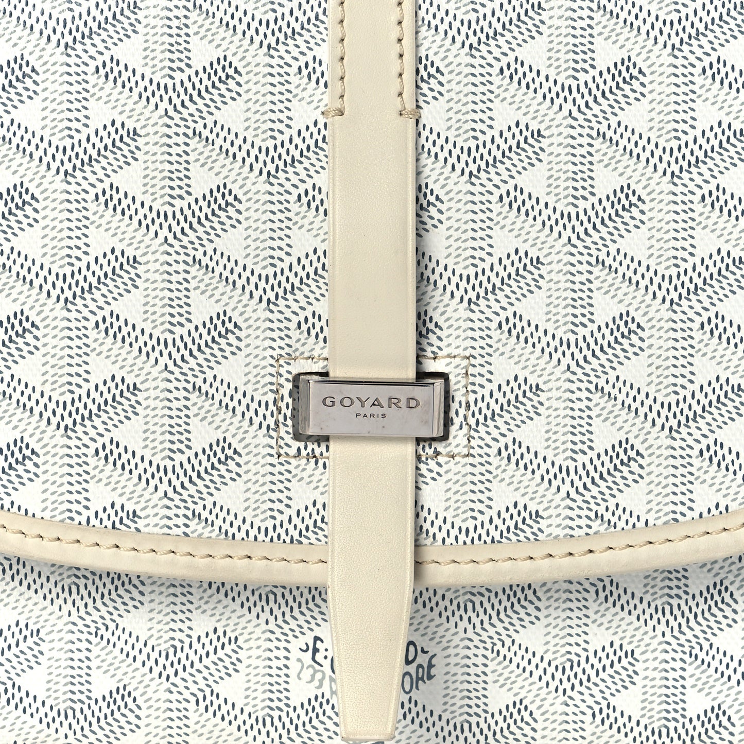Goyardine Belvedere II PM Messenger Bag White