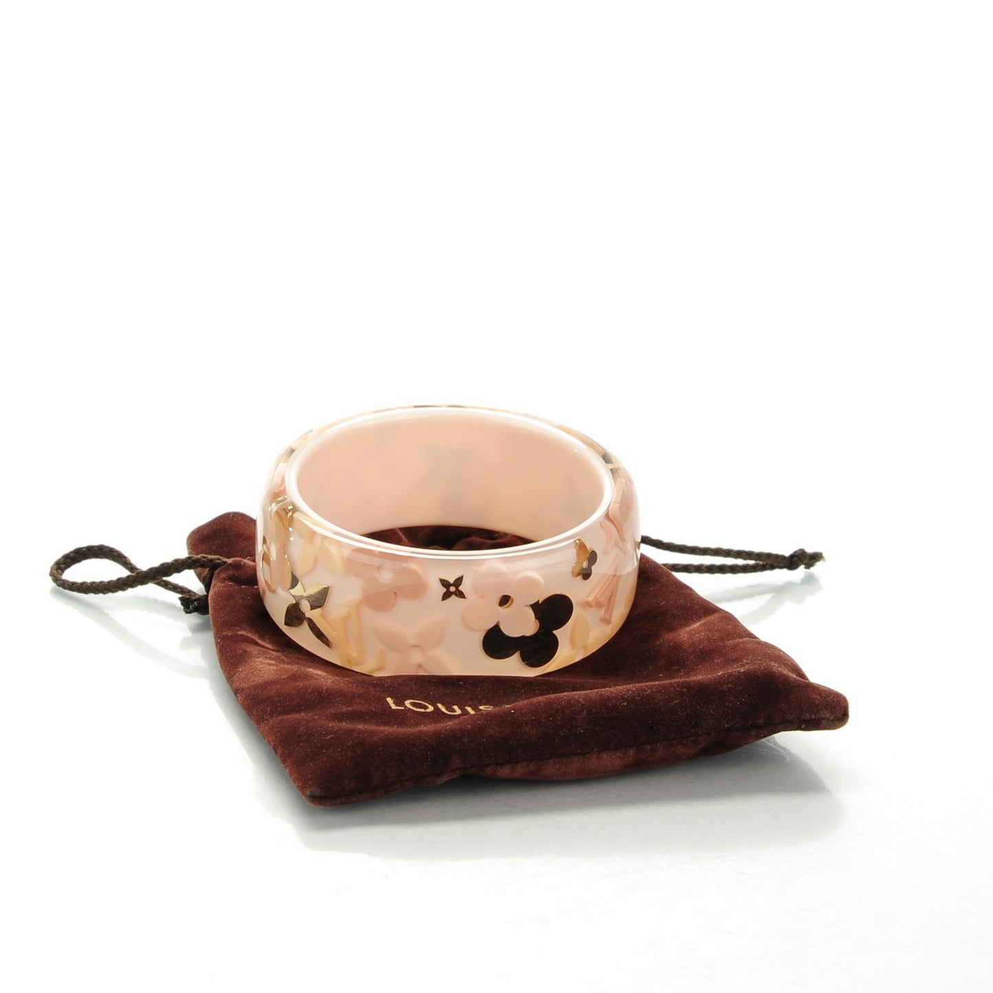Resin Farandole Bracelet Medium Pink