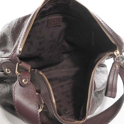 Gucci Guccissima Medium Sukey Hobo Dark Brown 5 of 7