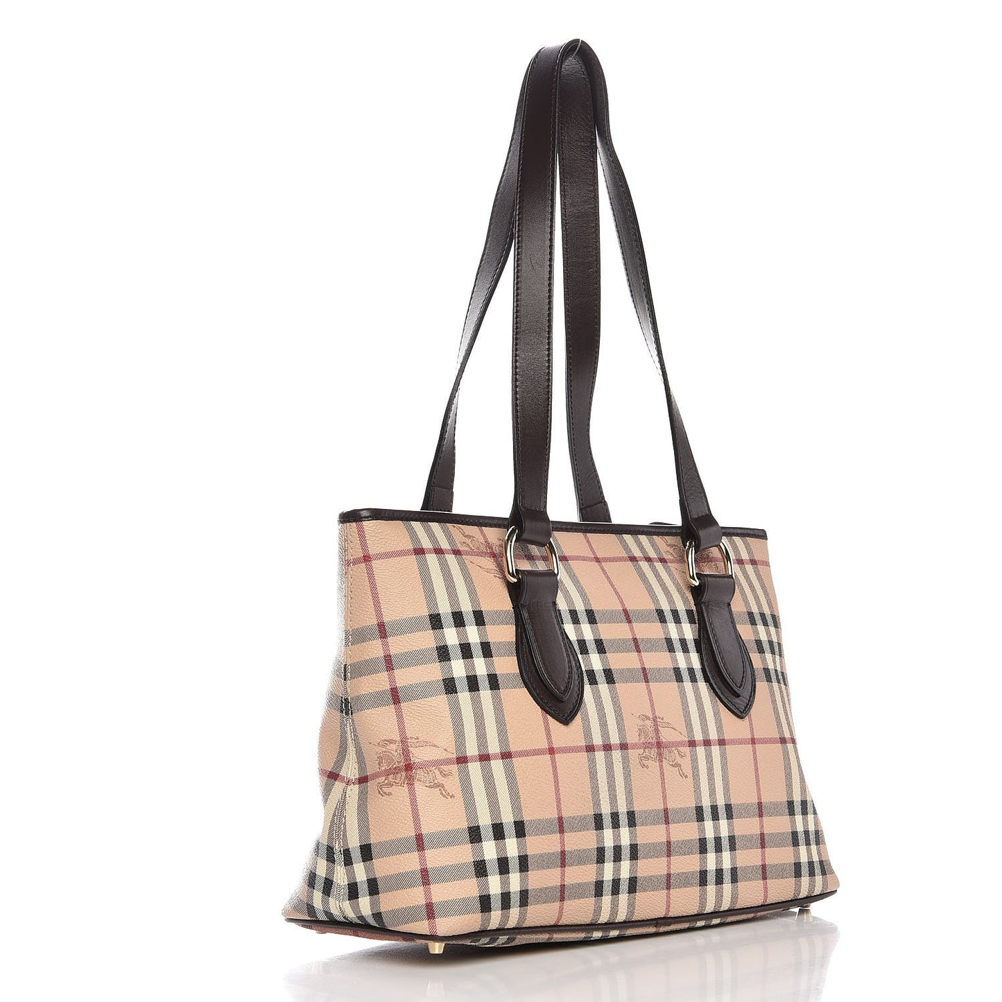 Haymarket Check Medium Regent Tote Chocolate