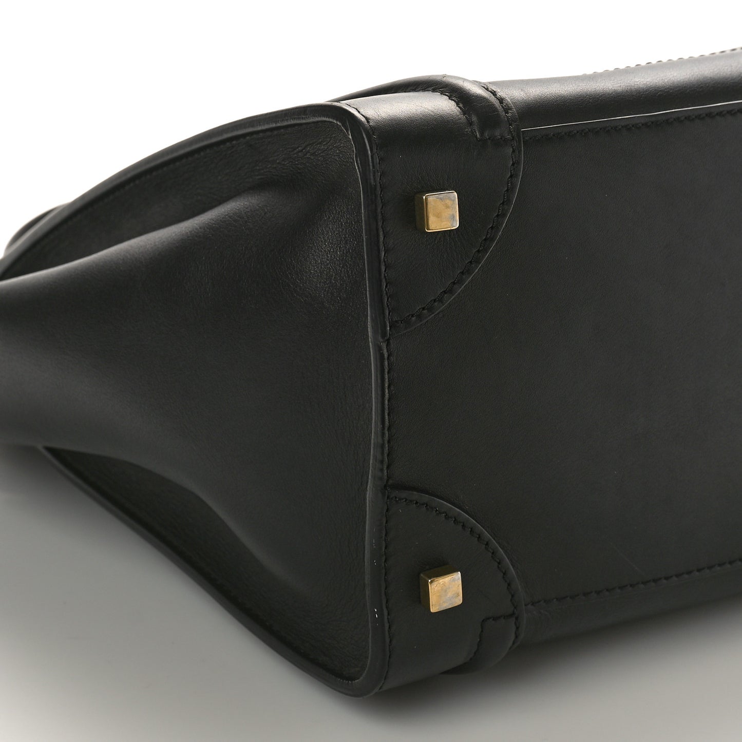Smooth Calfskin Mini Luggage Black