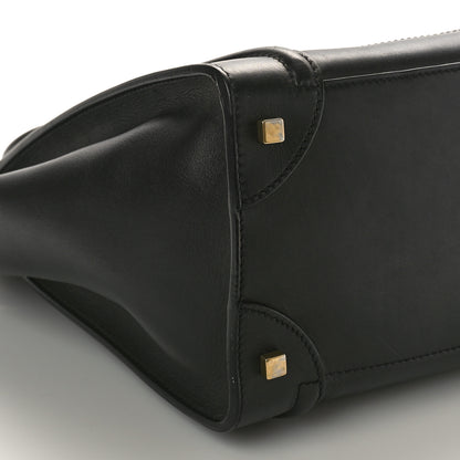 Celine Smooth Calfskin Mini Luggage Black 7 of 10
