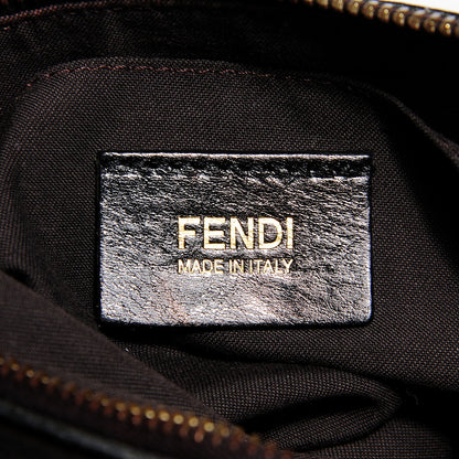 Fendi Zucchino Spalmati Forever Small Crossbody Moro Black 9 of 10