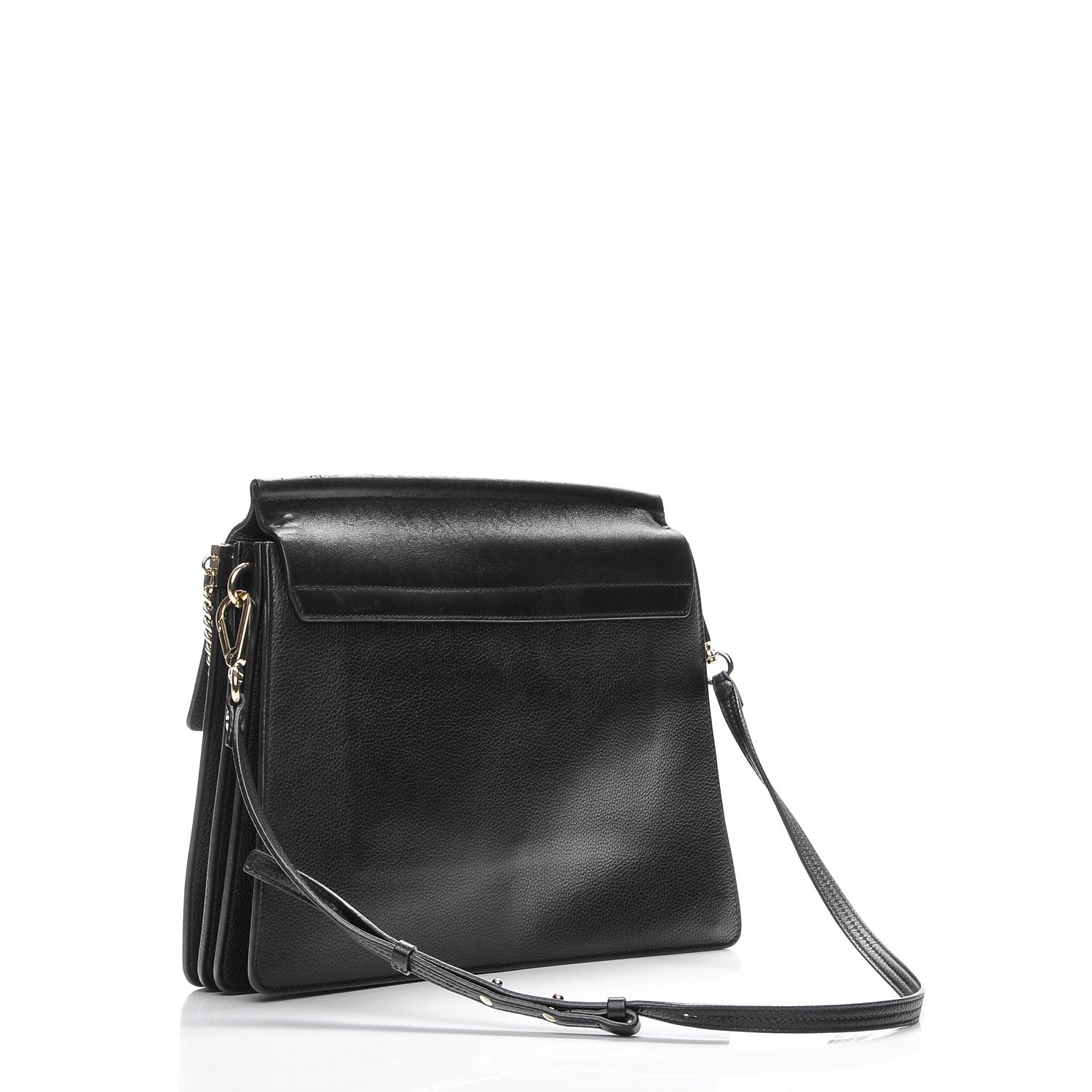 Chloe Calfskin Medium Faye Shoulder Bag Black 3 of 10