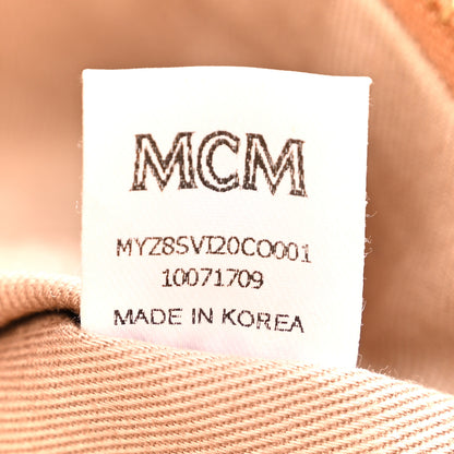 MCM Visetos Medium Crossbody Pouch Cognac 7 of 15