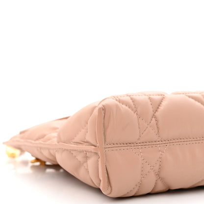 Christian Dior Lambskin Macrocannage Large Caro D-Every Pouch Rose Des Vents 9 of 11