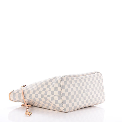 Louis Vuitton Damier Azur Neo Neverfull MM Rose Ballerine 4 of 11