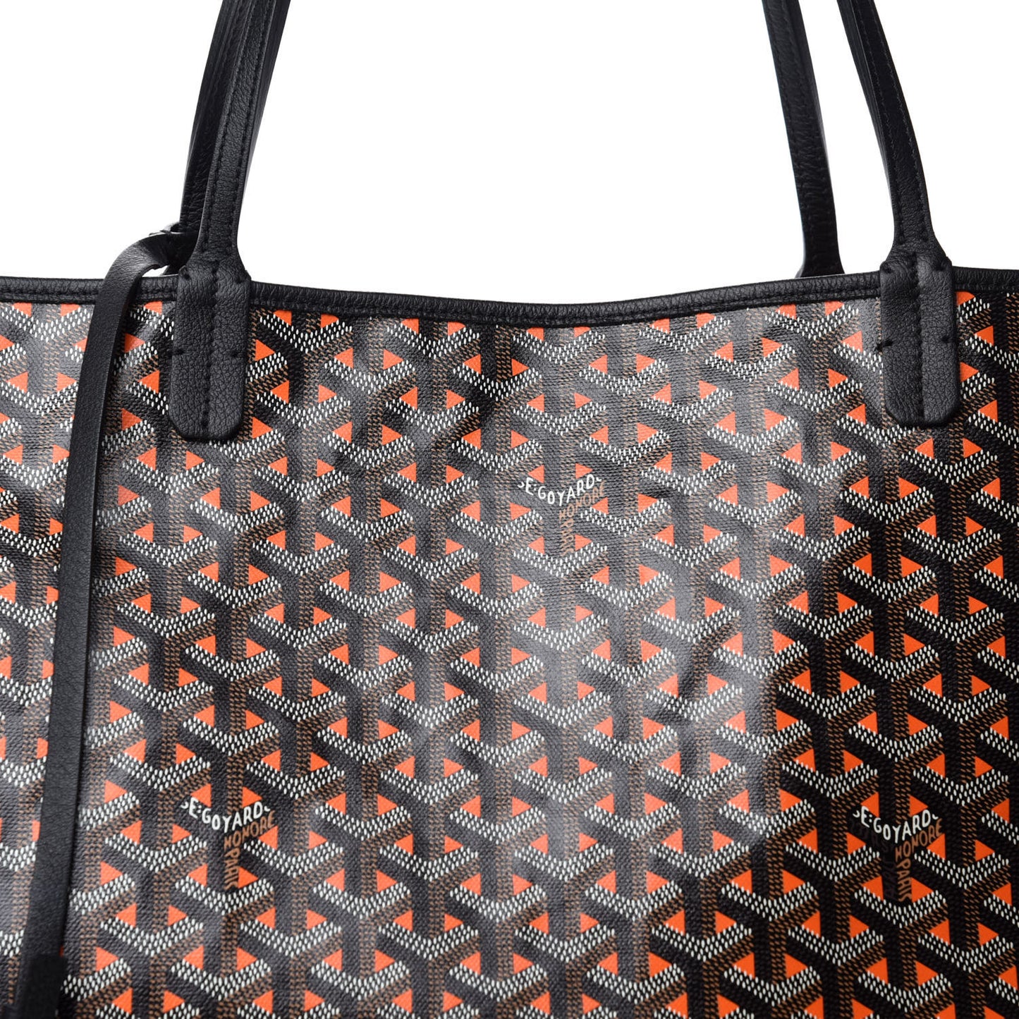 Goyardine Saint Louis Claire Voie GM Black Orange