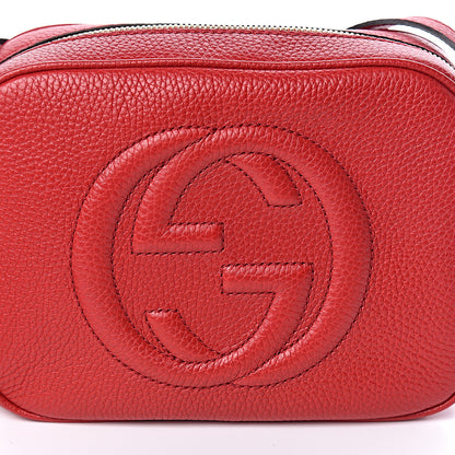 Gucci Pebbled Calfskin Small Soho Disco Bag Tabasco Red 10 of 10