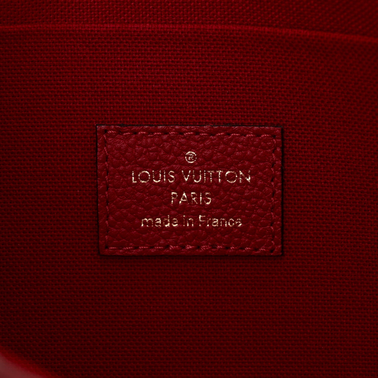Louis Vuitton Empreinte Pochette Felicie Chain Wallet Scarlet 7 of 12