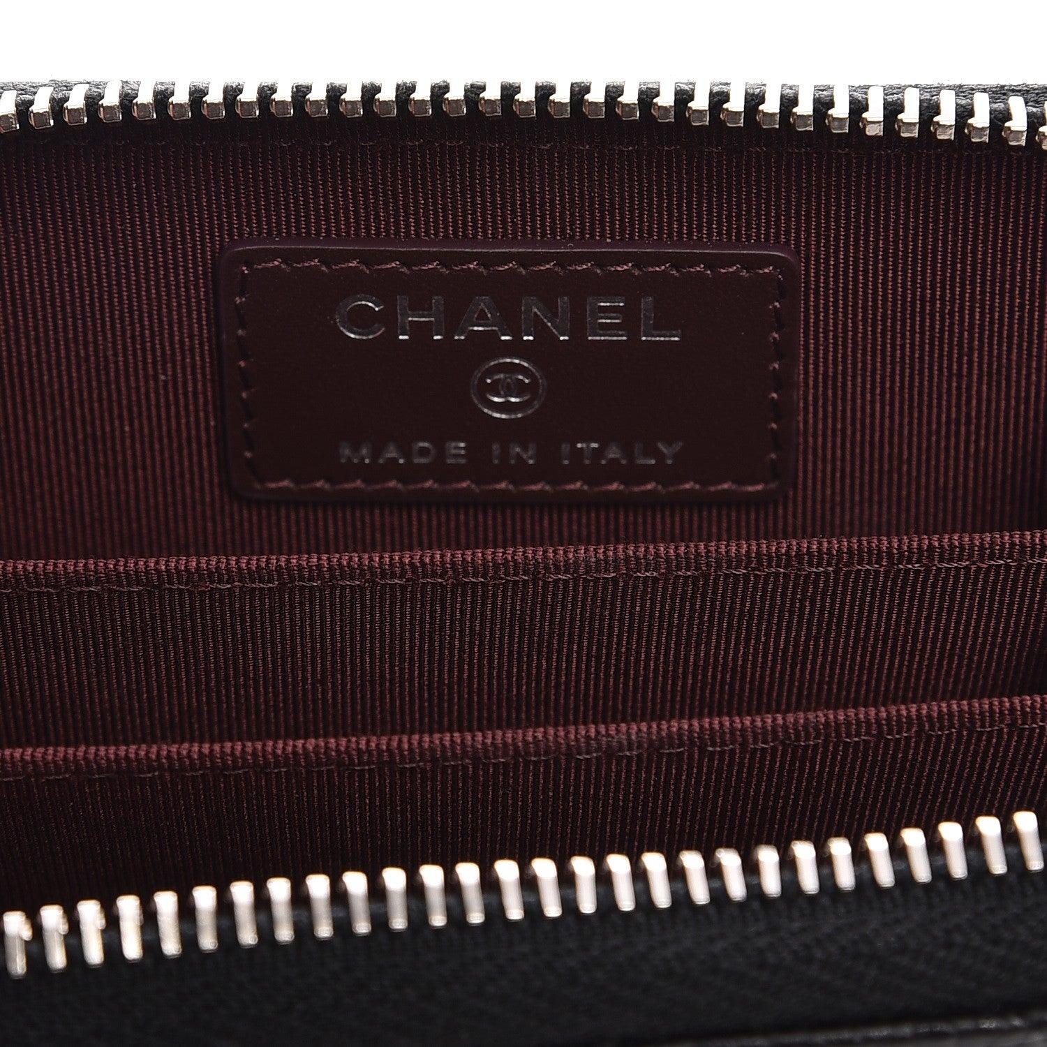 Chanel Caviar Quilted Zip Coin Purse Black 6 of 7