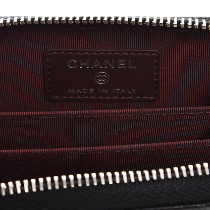 Chanel Caviar Quilted Zip Coin Purse Black 6 of 7
