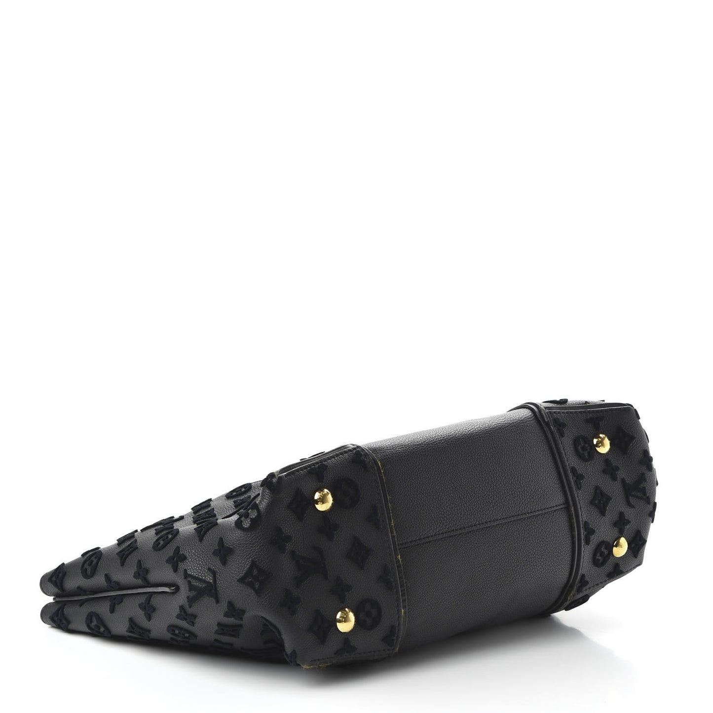 Cuir Orfevre Veau Cachemire Tote W GM Black