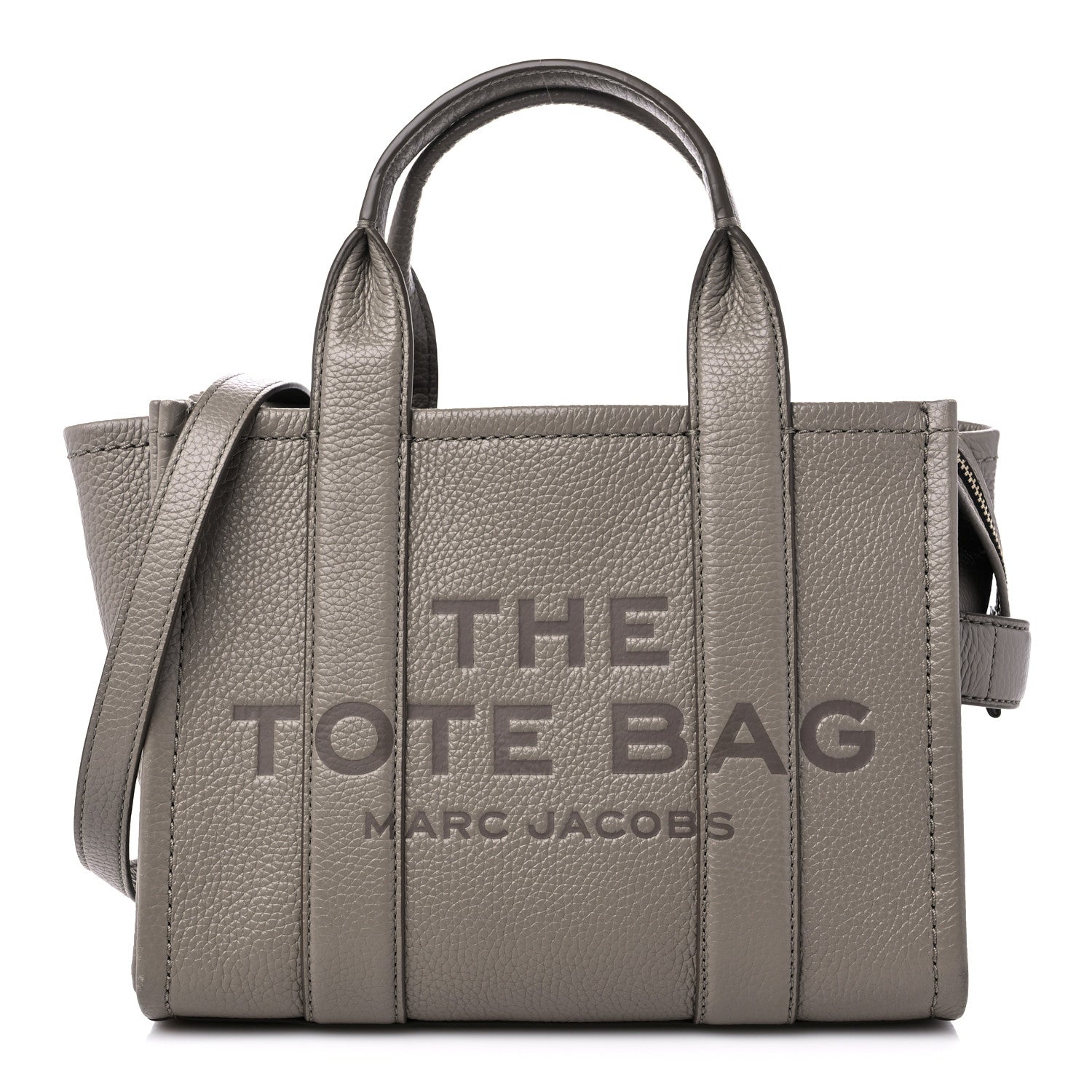 Marc Jacobs Grained Calfskin Small The Tote Bag Cement 1 of 11