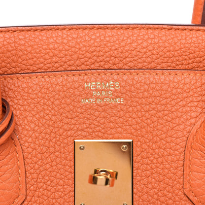 Hermes Togo Birkin 35 Orange 22 of 34