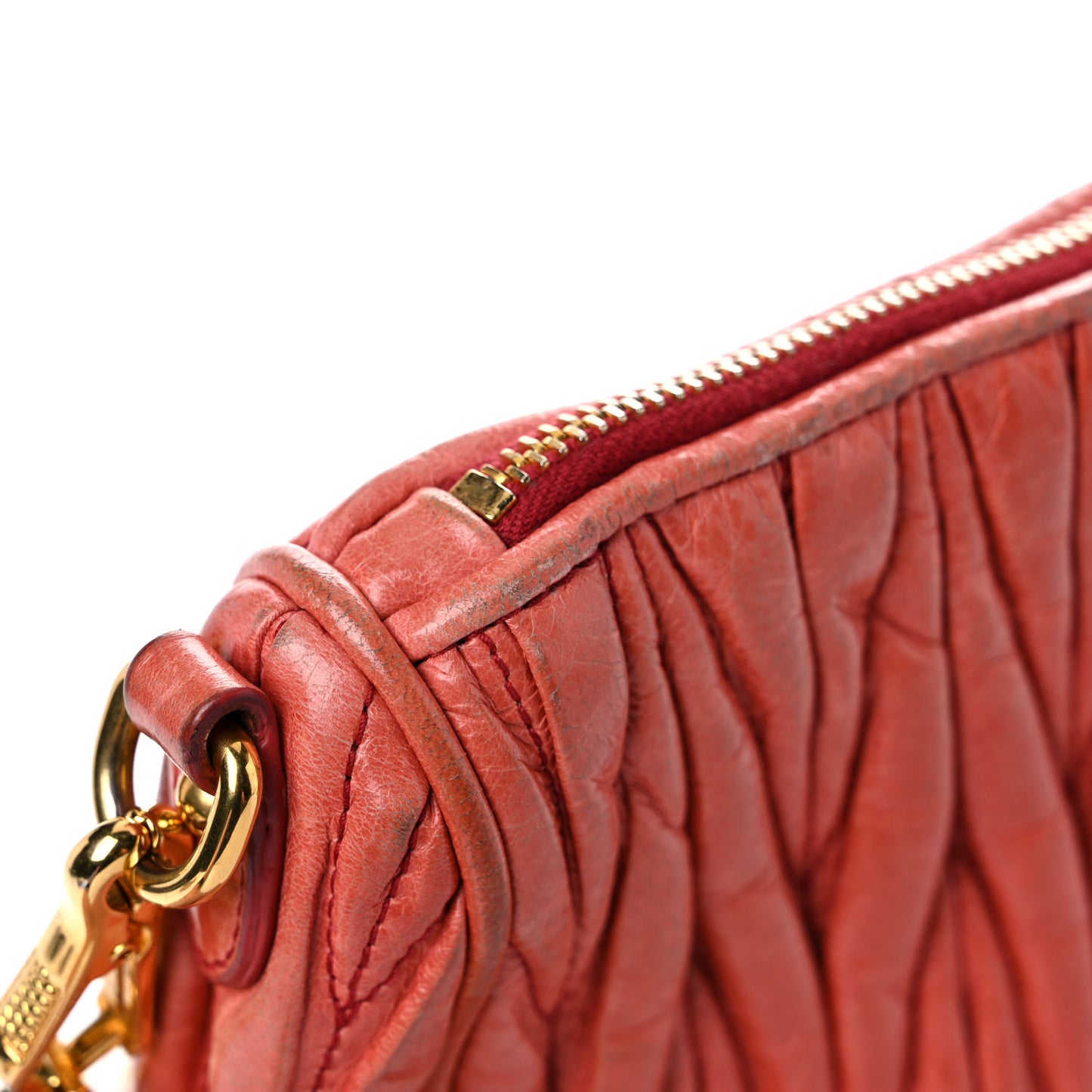 Nappa Matelasse Lux Shoulder Bag Rosa