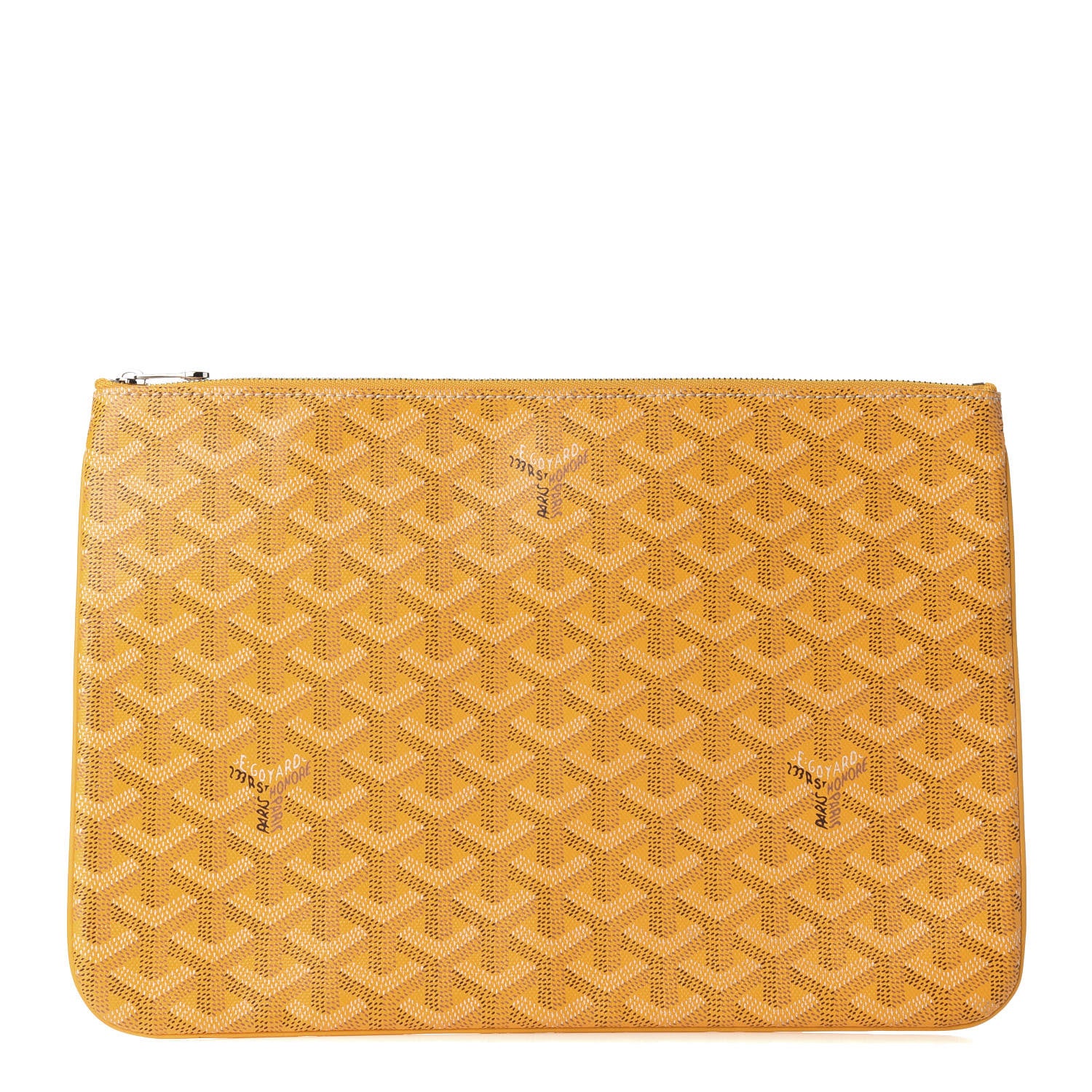 Goyard Goyardine Senat Pochette MM Yellow 2 of 18