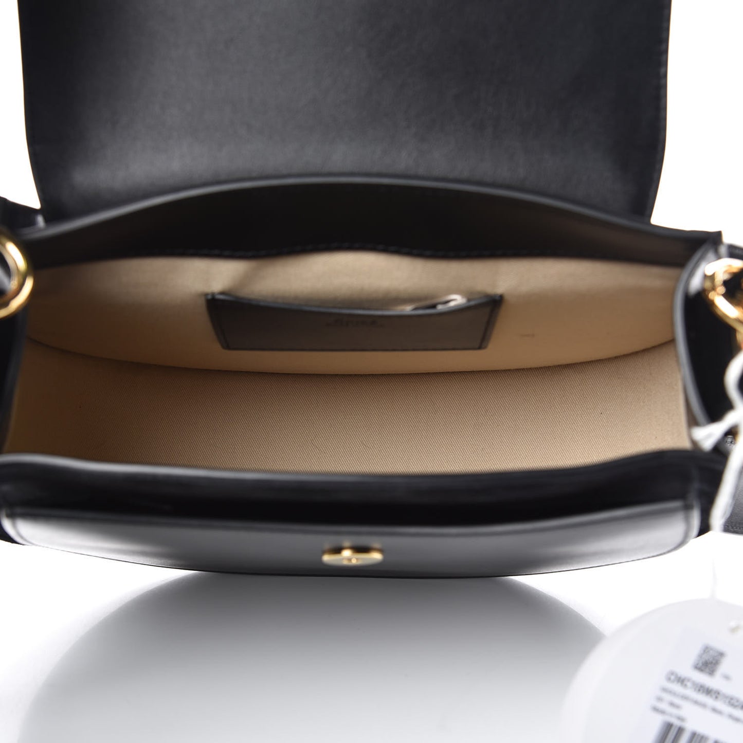 Calfskin Suede Large Tess Bag Black