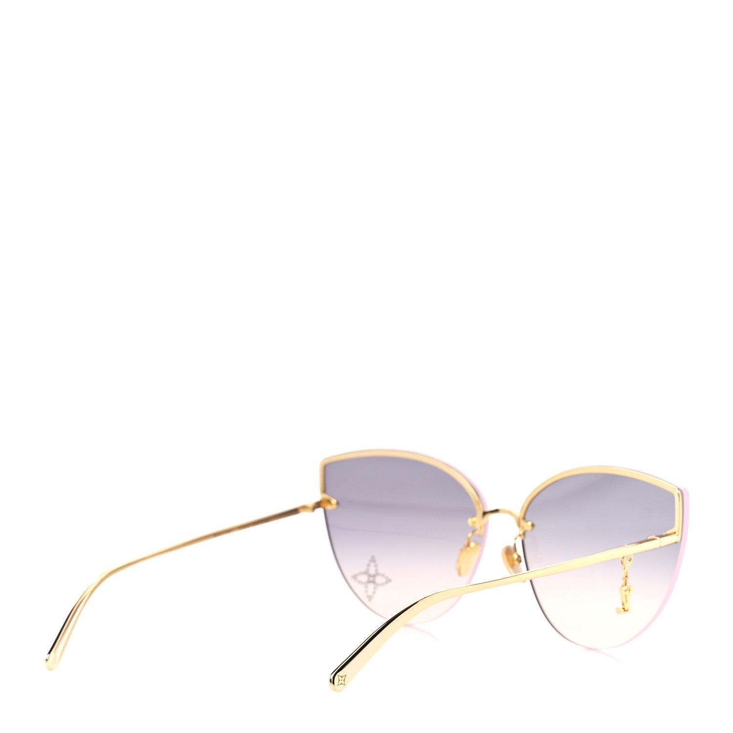 Louis Vuitton Metal LV Glam Cat Eye Sunglasses Z2012U Pink 1435529