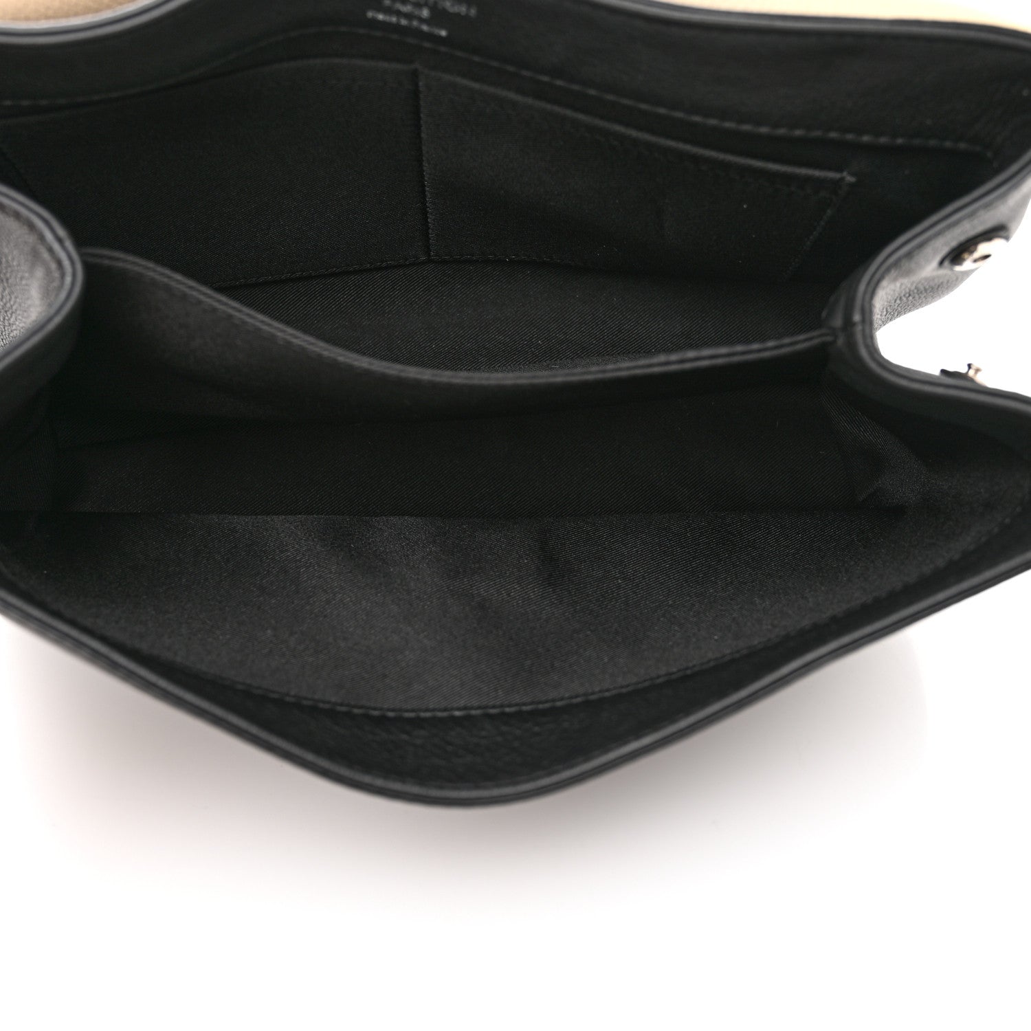 Louis Vuitton Soft Calfskin Lockme II Top Handle Vanille Black 5 of 13