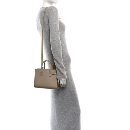 Saint Laurent Calfskin Nano Sac De Jour Beige 2 of 11