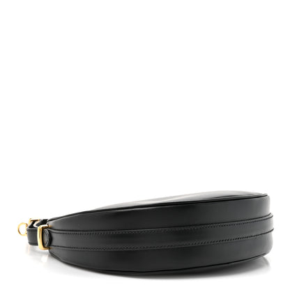 Prada Soft Calfskin Arque Shoulder Bag Black 4 of 9