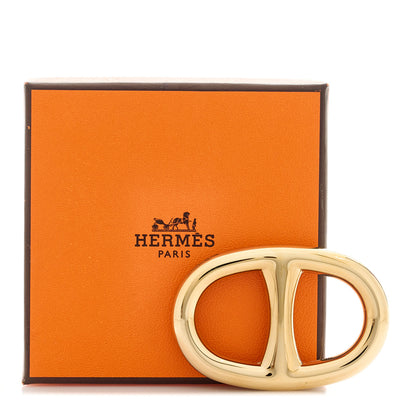 Hermes Permabrass Chaine D'ancre Scarf Ring 4 of 4