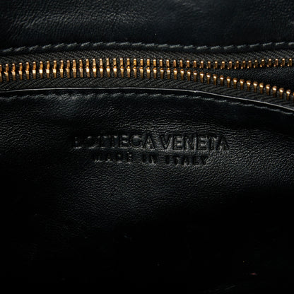 Bottega Veneta Lambskin Maxi Intrecciato Brick Cassette Bag Black 6 of 12