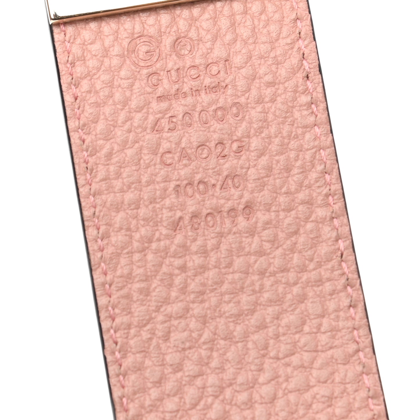 Calfskin 1973 Reversible Belt 100 40 Black Pink