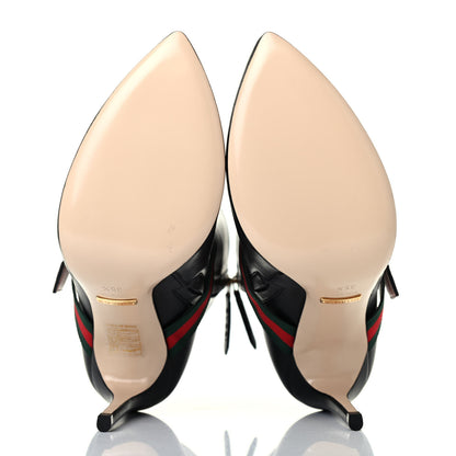Gucci Nappa Sylvie Ankle Boots 35.5 Black 4 of 4