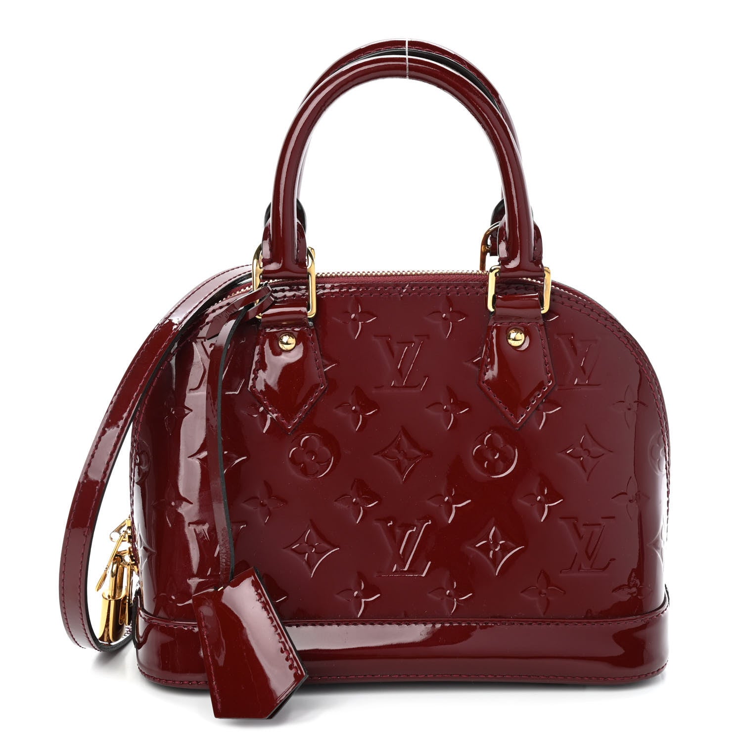 Louis Vuitton Vernis Alma BB Griotte 1 of 4