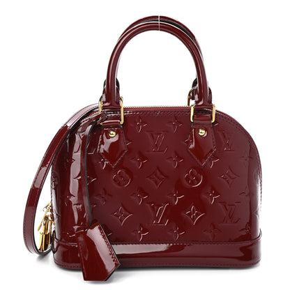 Louis Vuitton Vernis Alma BB Griotte 1 of 4