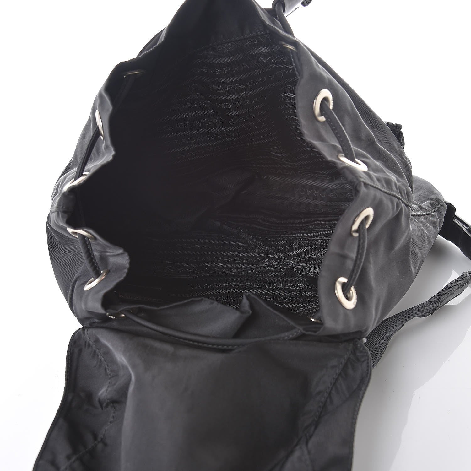 Prada Nylon Vela Small Backpack Black 5 of 6