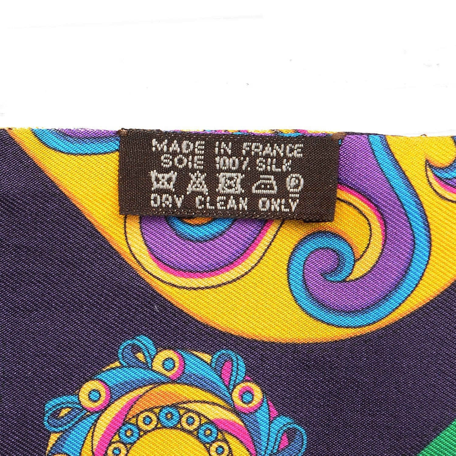 Hermes Silk Festival des Amazones Twilly Vert Bleu Soleil 4 of 5