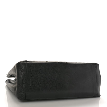 Chanel Caviar Quilted Grand Shopping Tote GST Black 3 of 9