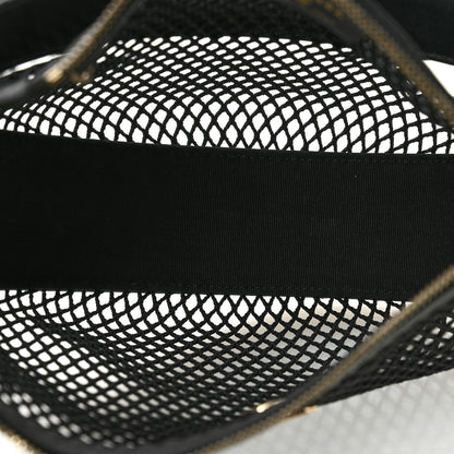 Chanel Mesh Shiny Lambskin Chain Hobo Black 6 of 12