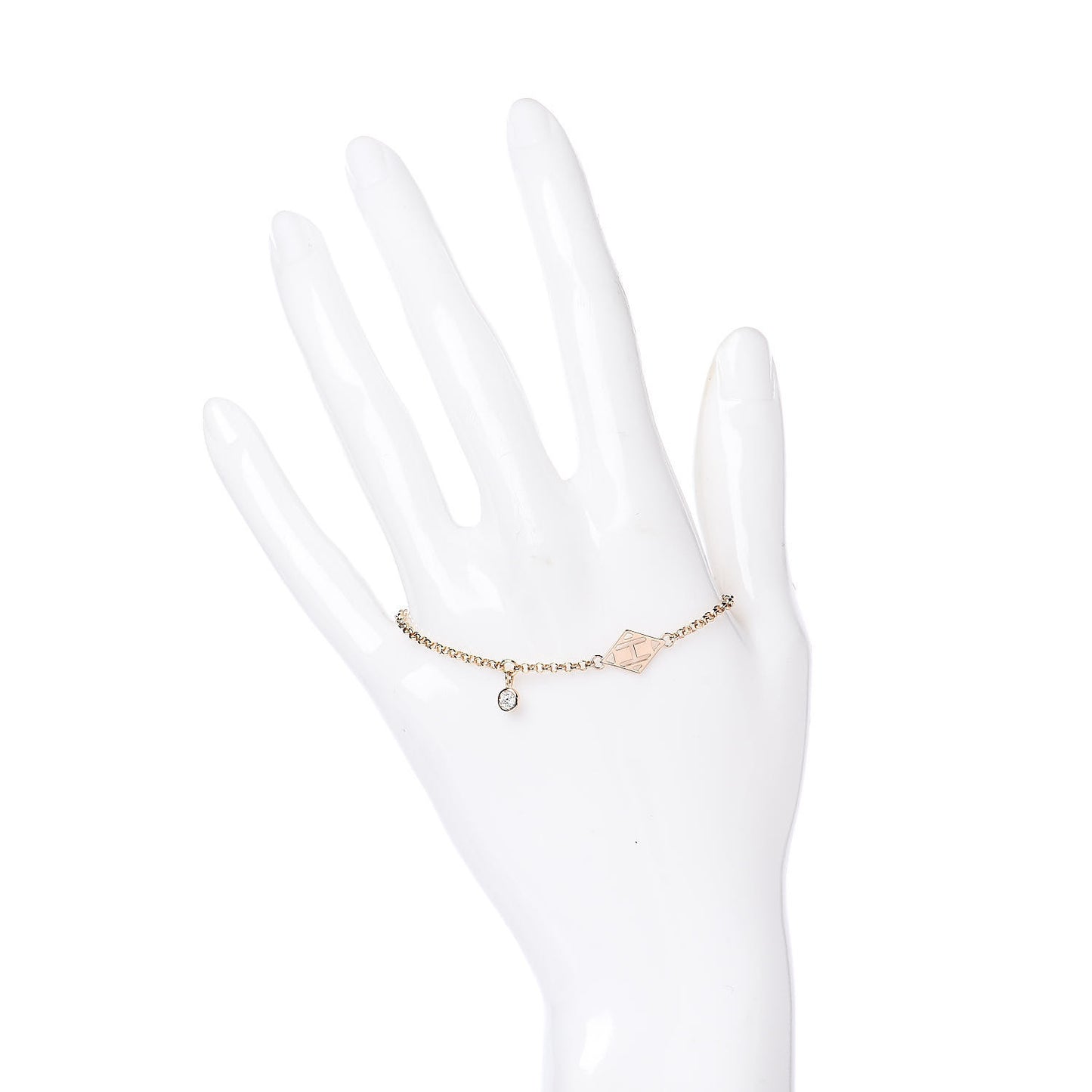 18K Rose Gold Diamond Gambade Bracelet ST