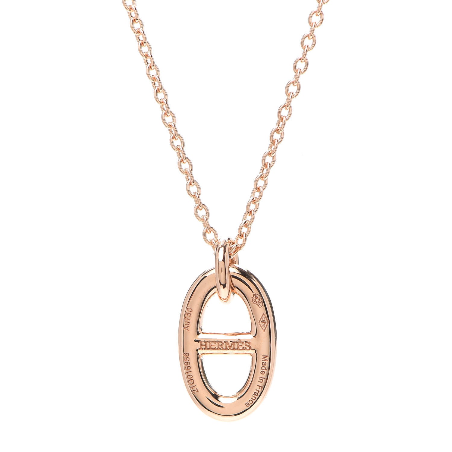 Hermes 18K Rose Gold PM Farandole Pendant Necklace 5 of 6