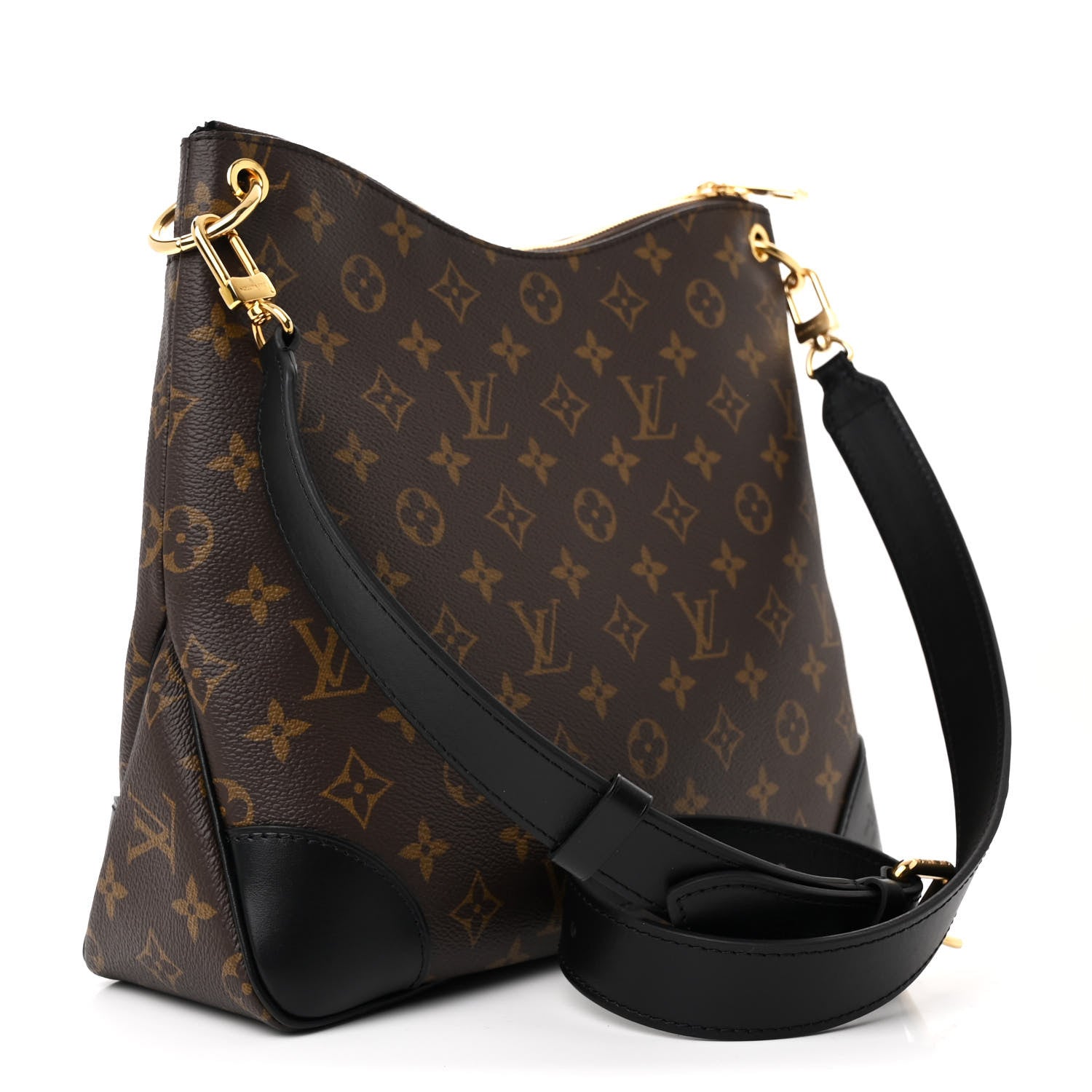 Louis Vuitton Monogram Odeon MM Black 3 of 10