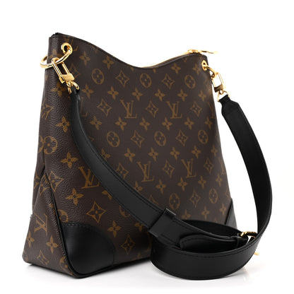 Louis Vuitton Monogram Odeon MM Black 3 of 10