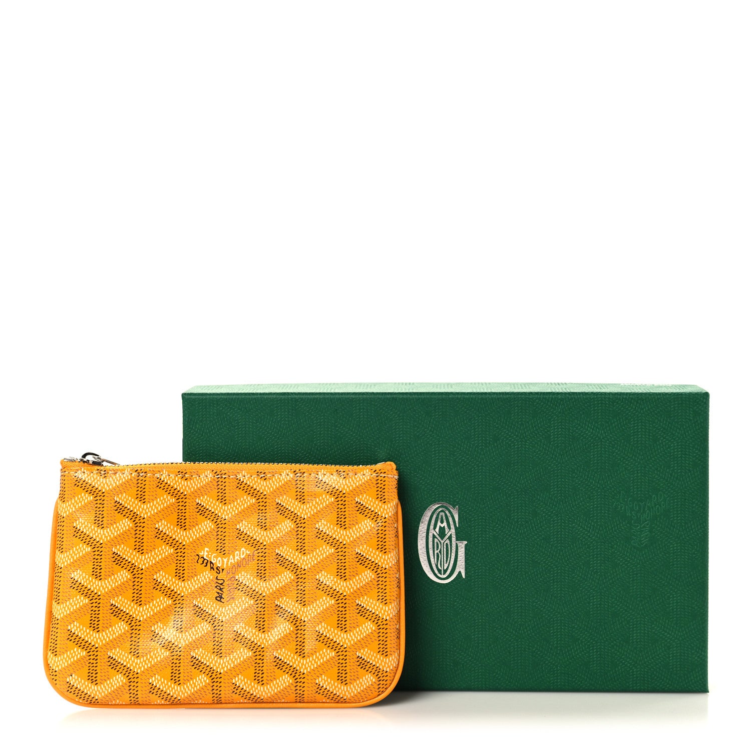 Goyard Goyardine Mini Senat Pochette Yellow 8 of 8