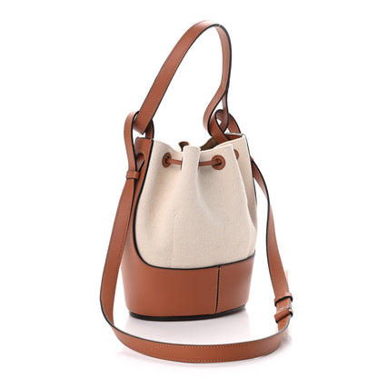 Loewe Canvas Calfskin Small Balloon Bag Ecru Tan 3 of 9