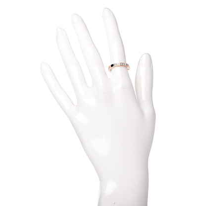 Cartier 18K Pink Gold Diamond Maillon Panthere Wedding Band Ring 49 4.75 2 of 6