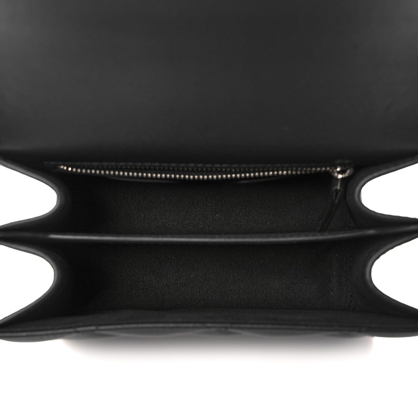 Lambskin Quilted Knuckle Shoulder Bag Black