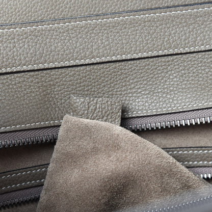 Celine Drummed Calfskin Mini Luggage Souris 11 of 12