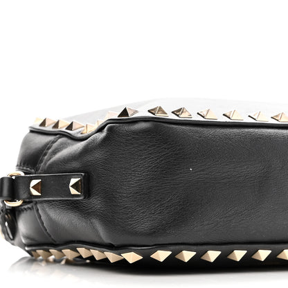 Valentino Garavani Calfskin Rockstud Camera Crossbody Bag Black 9 of 12
